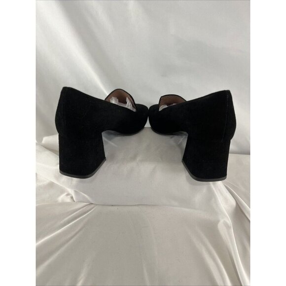 Gravity Pope Velvety Suede Block-Heel Shoes - Picture 8 of 10